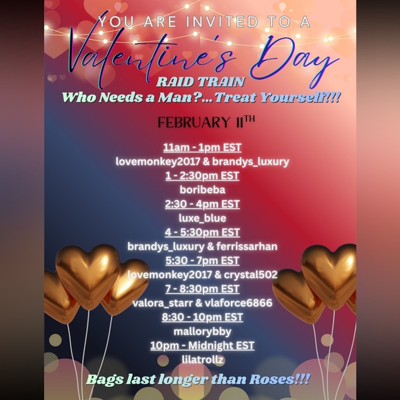 Handbags - Pre-Valentine’s Day Luxury Raid Train